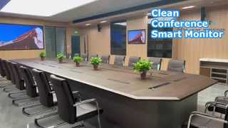 Monitor retrátil LYLN integrado com sistema de conferência de qualidade